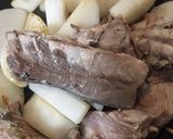 フライパンで 簡単ぶり大根作り方4写真