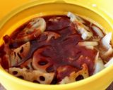 美味！骨付き豚バラレンコンのケチャップ煮作り方5写真