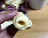 バームロールをストローにしてコーヒーを…作り方1写真