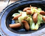 ウインナーとキャベツのオイマヨ炒め作り方4写真