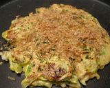 明石焼風☆ふわとろ幸せ～♡な納豆お好み焼作り方7写真