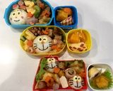キャラ弁 ドラミちゃん作り方3写真