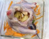 ヘルシー野菜詰めローストチキン作り方4写真