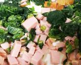 鶏ハムのスープでポトフ＆ほうれん草ライス作り方4写真