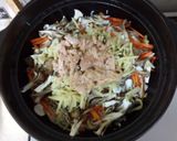 舞茸と筍の土鍋炊き込みご飯作り方5写真