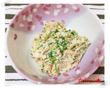 白味噌で白和え★香草使用ゴマたっぷり作り方5写真