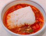 ある物で簡単！トムヤムガイのスープごはん作り方3写真