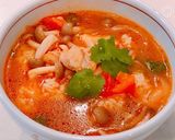 ある物で簡単！トムヤムガイのスープごはん作り方4写真