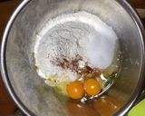 ボール１つ簡単りんごケーキ　大量消費作り方2写真