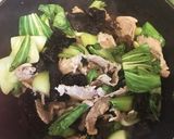 豚肉とキクラゲのオイスター炒め作り方5写真