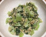 ツナと青菜のマヨソテー作り方5写真