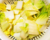 だしの素で簡単！白菜と青梗菜の炒め煮作り方1写真
