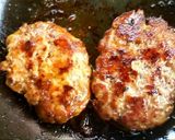 トマトソース煮込みハンバーグ作り方1写真