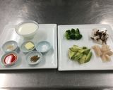 原木しいたけと帆立貝のミルク煮中華風作り方1写真