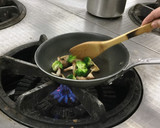 原木しいたけと帆立貝のミルク煮中華風作り方3写真