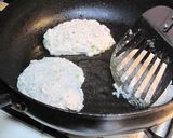 丸干しイワシと豆腐のハンバーグ作り方6写真