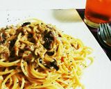 ポルチーニのクリームパスタ♪作り方8写真