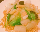 冷凍シーフードのあんかけ かた焼きそば作り方8写真