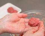 ミートボールのアップルソース添え作り方4写真