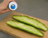 ゴーヤボートのグラタン作り方1写真