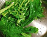 大根菜 カブ菜 ナッツサラダ さっぱり作り方1写真