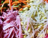 ☆簡単豆モヤシの中華ナムル♪常備菜に♪作り方4写真