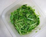 安くて簡単♪芳ばしシャキシャキ豆苗♪作り方3写真