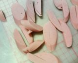 ✿魚肉ソーセージと❀白菜の✿パスタ作り方1写真