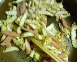 ✿魚肉ソーセージと❀白菜の✿パスタ作り方3写真