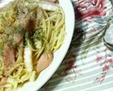 ✿魚肉ソーセージと❀白菜の✿パスタ作り方4写真
