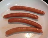 キャベツのカレー炒めのホットドッグ作り方7写真