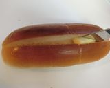 キャベツのカレー炒めのホットドッグ作り方8写真
