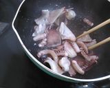 いかとキャベツのソース炒め作り方2写真