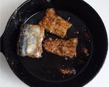 さんまの竜田揚げ　梅肉和え作り方2写真