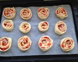 HBでベーコンとスイートチリのロールパン作り方5写真