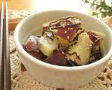 焼き芋の塩昆布和え作り方3写真