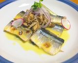 シェフの前菜☆秋刀魚とキノコのマリネ作り方12写真