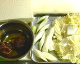 ピリ辛白菜☆あんかけ豆富作り方1写真