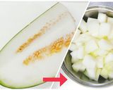 むくみ便秘対策に☆冬瓜のスンドゥブスープ作り方1写真