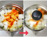 むくみ便秘対策に☆冬瓜のスンドゥブスープ作り方2写真
