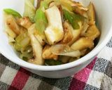 捨てないで‼お弁当に☆椎茸軸のねぎ醤油♪作り方2写真