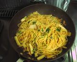 エリンギとツナの和風パスタ作り方4写真