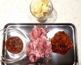 おかずいらずの豚キムチーズおにぎり♪作り方1写真