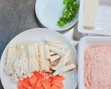 鶏と豆腐のポカポカそぼろ汁作り方1写真
