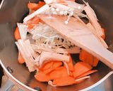 鶏と豆腐のポカポカそぼろ汁作り方3写真
