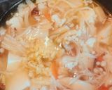 鶏と豆腐のポカポカそぼろ汁作り方7写真