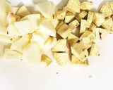 簡単！りんごとサツマイモのケーキ☆作り方1写真