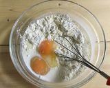 ホットケーキミックス♡レインボーケーキ作り方1写真