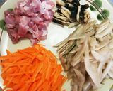 鶏ごぼう炊き込みご飯作り方3写真