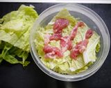 レンジで簡単！白菜と豚肉のミルフィーユ作り方2写真